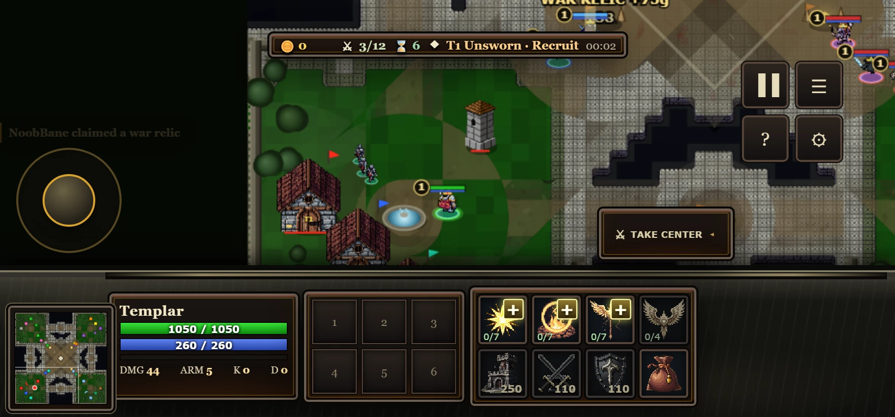 The in-game armory, inventory, upgrades, and battlefield command interface
